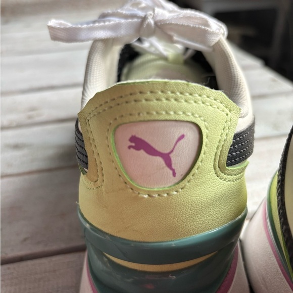 Puma | Cruise Rider | Ivory | pink | teal | platform | women’s size 8 - Picture 13 of 13